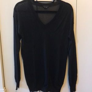 Black Theory V-Neck Sweater